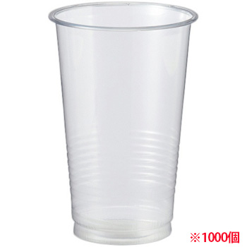 TM-138 リサイクルPETカップ 420ML 1000個 汎用品
