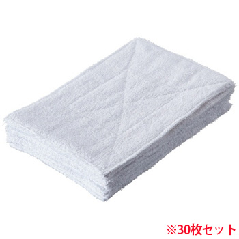 TZA-10P タオルぞうきん 厚手 ホワイト 汎用品