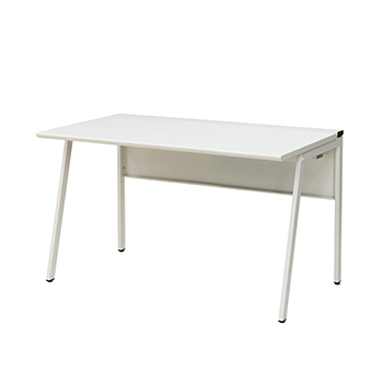 ワークデスク 幅1200×奥行700 ホワイトフレーム 天板ホワイト