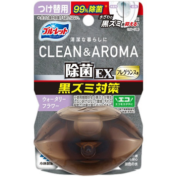 小林製薬 KB099001 液体ブルーレットおくだけ 除菌EX CLEAN&AROMAウォータリーフラワー つけ替用 67mL
