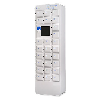 N-FORME スマートロッカー スマートフォンスタイル26人用 IC錠 ホワイト