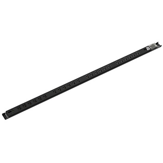 19インチサーバーラック用スリム型コンセント 20A 3P 24個口 3m サーキットプロテクタ付