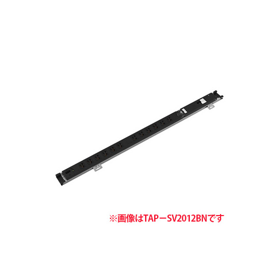 19インチサーバーラック用コンセント 15A 3P 12個口 3m サーキットプロテクタ付