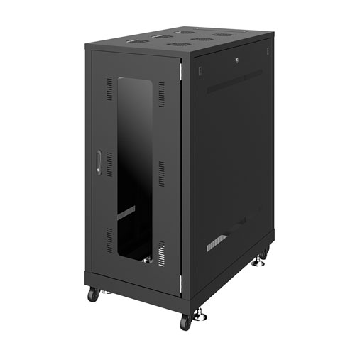 19インチサーバーラック (24U) 奥行1000mm ブラック
