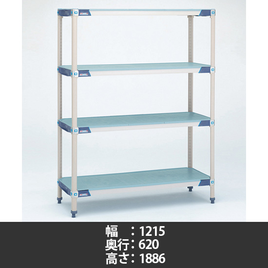 メトロマックスi フラットマット 幅1215×奥行620×高さ1886mm 4段