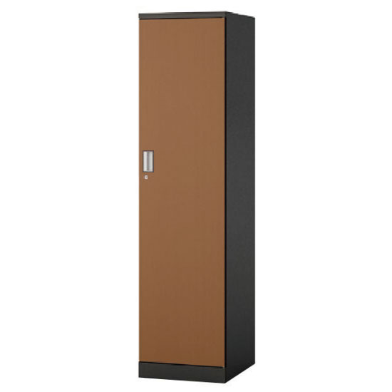 1人用ロッカー 3点ロック 内筒交換錠 チーク