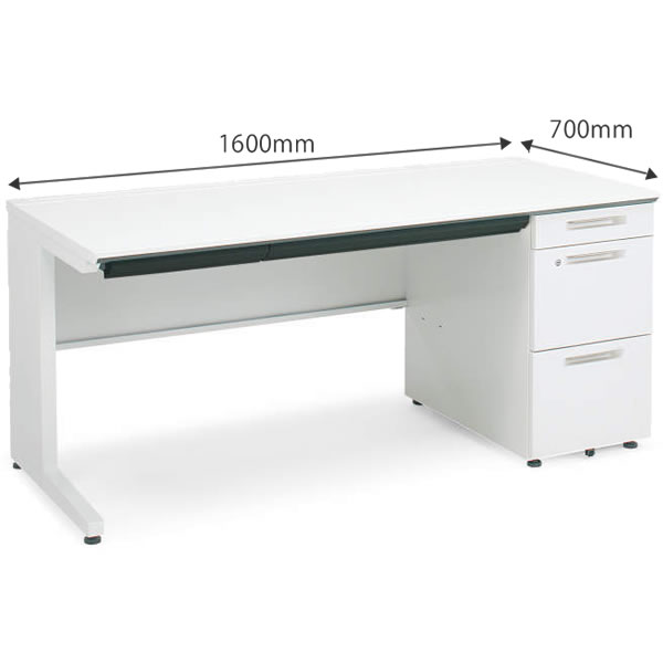 片袖机 幅1600×奥行700mm ホワイト