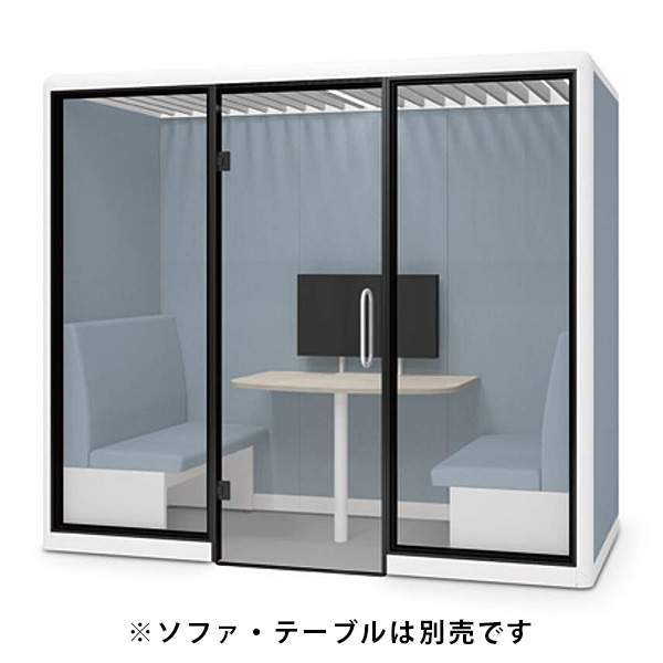 PC/タブレット ノートPC スノーハット 二人用 Bタイプ ドア吊元左 セージ