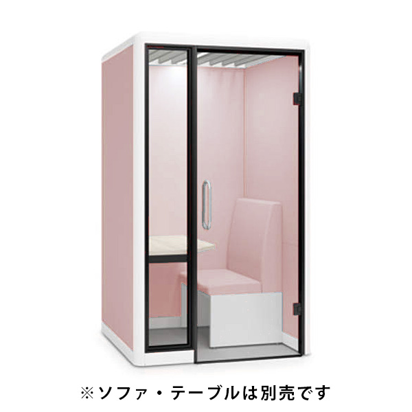 スノーハット 一人用 Bタイプ ドア吊元右 ペールピンク