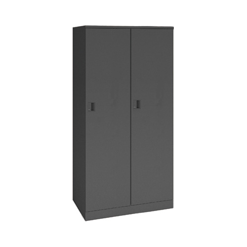 レスピアロッカー 2人用 幅900mm ICカード錠(ビジター仕様) ブラック