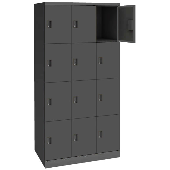 4512AD-ZK25 オカムラ レスピアロッカー 12人用 3列4段 幅900mm  