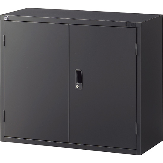 両開き書庫 上置用 ブラック