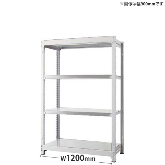 オフィス ラック ディーアール H1400×W1200mm基本セット 本体:ホワイト 棚板:ホワイト