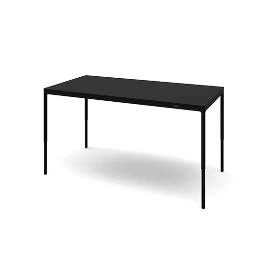 スイフトクアトロ ミーティングテーブル 幅2100 配線孔なし ブラック