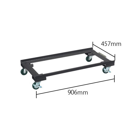 ハニーケース用キャスターベース 幅906 奥行457