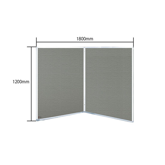 ヴァンテアン防炎丁番パネル 22型 2連 幅1800 高さ1200 クールグレー