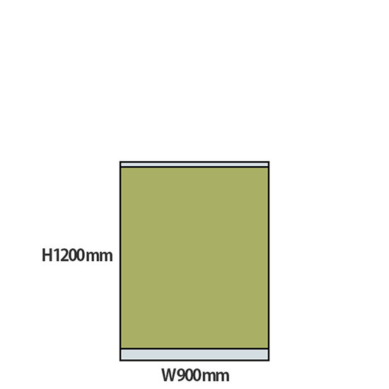 NP型パーティション 高さ1200 幅900 ライトグリーン
