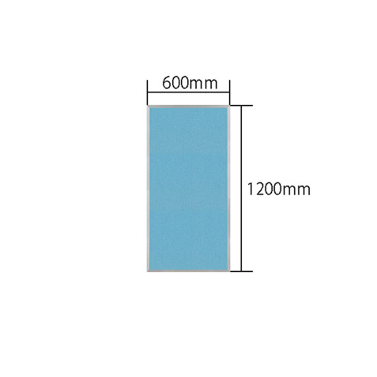 ヴァンテアンパネル 36型 幅600 高さ1200 ライトブルー