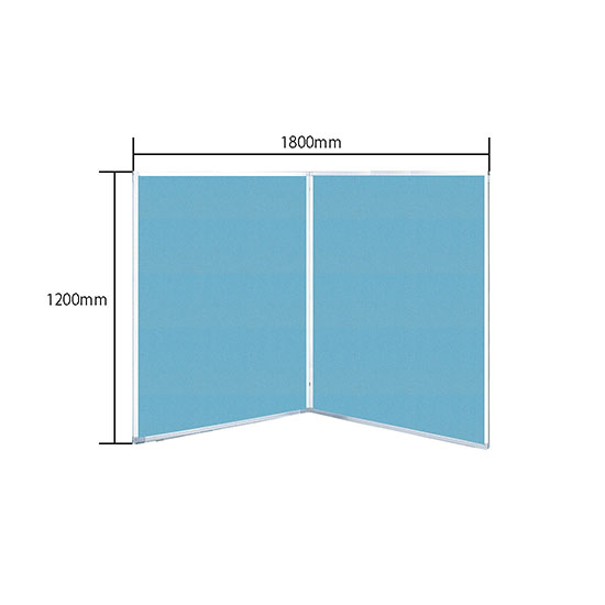 ヴァンテアン丁番パネル 22型 2連 幅1800 高さ1200 ライトブルー