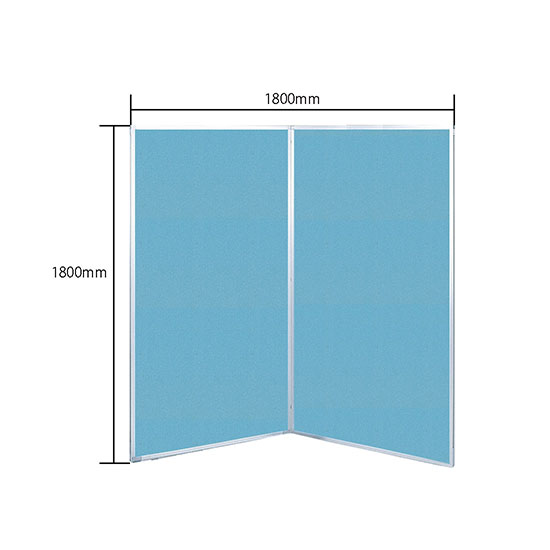 ヴァンテアン丁番パネル 22型 2連 幅1800 高さ1800 ライトブルー