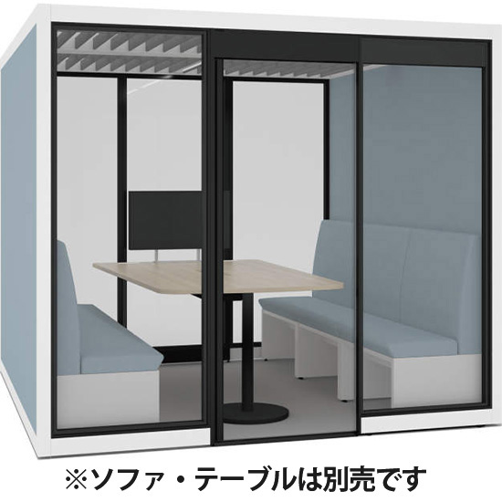 レスピアロッカー 4人用 2列2段 幅900mm ダイヤル錠 ブラック