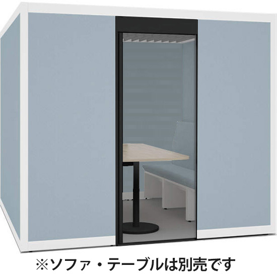 レスピアロッカー 6人用 3列2段 幅900mm ICカード錠(ビジター仕様) ブラック