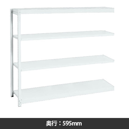 イチゴラック 間口1460 奥行595 高さ1800 連結型 天地4段 マイルドホワイト