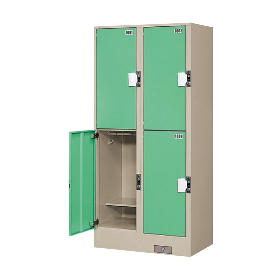 コインロッカー 2列2段4人用 ライトグリーン