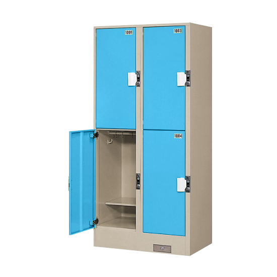 コインロッカー 2列2段4人用 ライトブルー