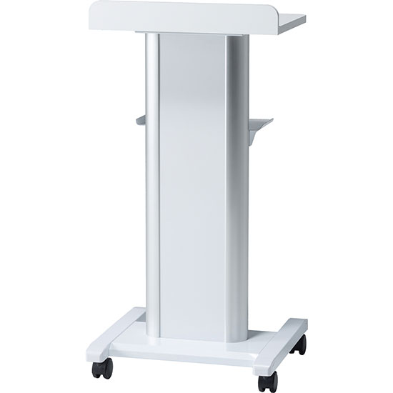 プレゼンテーションスタンド 本体サテンホワイト 天板ホワイト