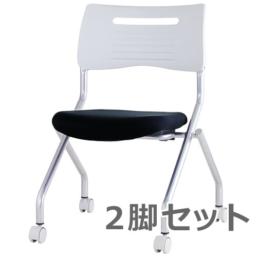 MSC-420-BK 井上金庫製作所 キャスター脚ミーティングチェア MSC
