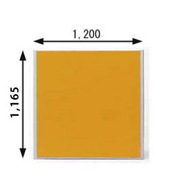 MPローパーテーション 高さ1165mm 幅1200mm オレンジ
