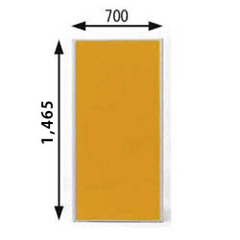MPローパーテーション 高さ1465mm 幅700mm オレンジ