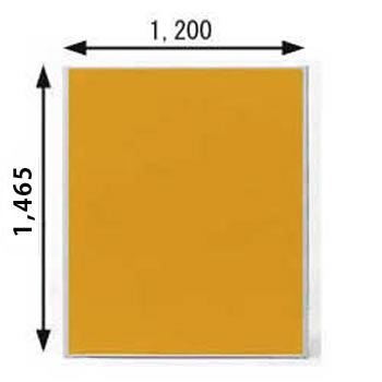MPローパーテーション 高さ1465mm 幅1200mm オレンジ