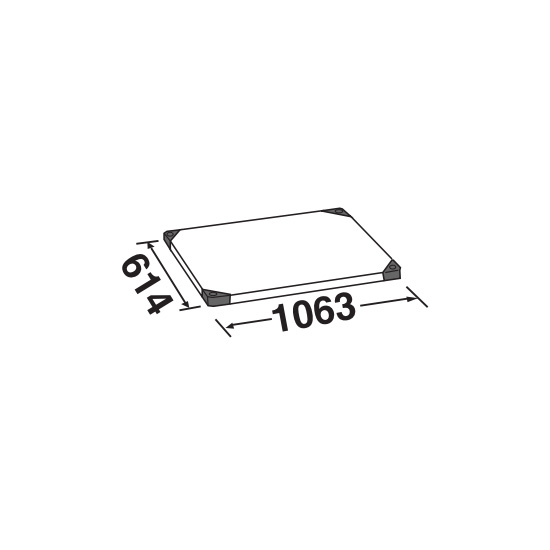スーパーエレクター 430ソリッド仕様 幅1070 奥行613 シェルフ