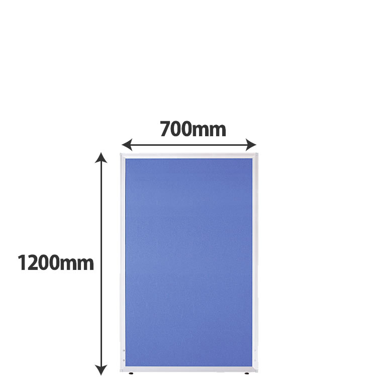 ローパーテーション UKシリーズ 高さ1200 幅700 ブルー