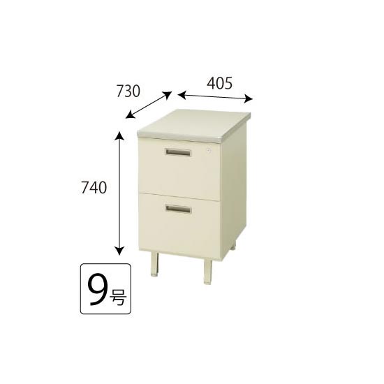 旧JIS 2段脇机 9号 ニューグレー