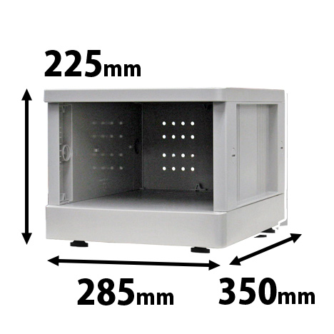 プラスチックロッカー オープン SSタイプ ベース付