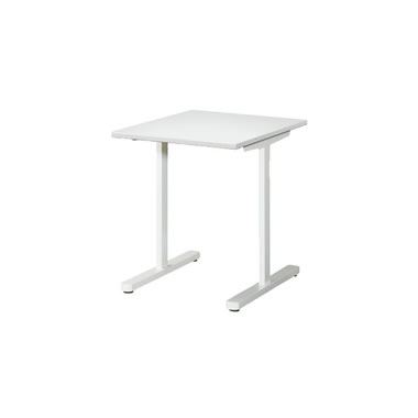 KAT型会議用テーブル 両角タイプ 600×750mm ホワイト