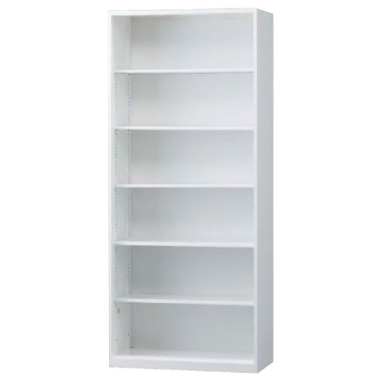 豊國工業 壁面収納庫深型オープンH2100 ブラック HOS-O2X-B CN-10色