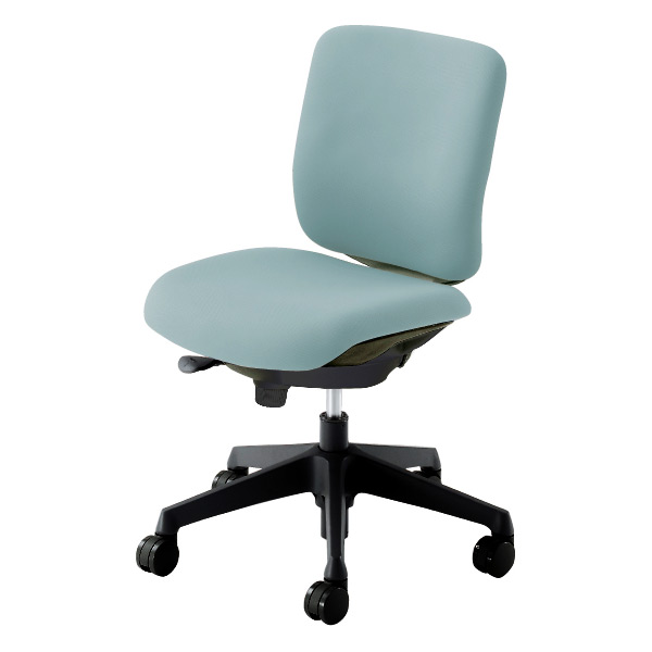 オカムラ シルフィー ローバック 肘なし ライムグリーン 2018年製  