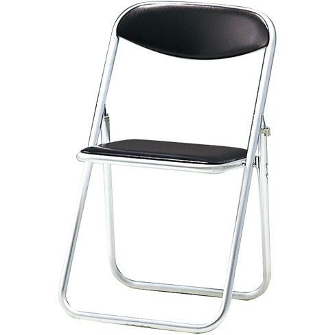 折りたたみアルミパイプ椅子 軽量フレーム アルマイト塗装 ダークブラウン