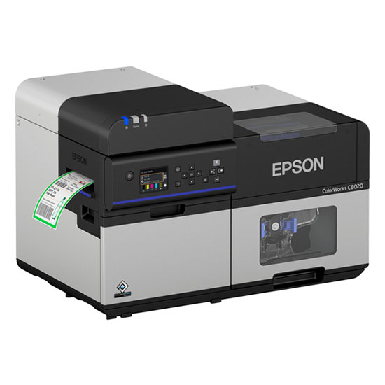 カラーラベルプリンター フォト顔料インク 4インチ幅 4色 オートカッター