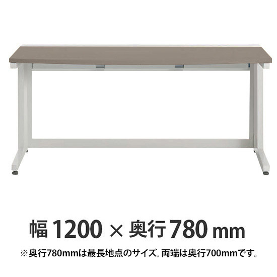 診察ラウンドデスク プリティッシュベーシック 幅1200 奥行き780両端700 PWミディアム