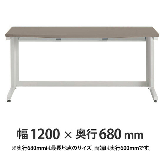 診察ラウンドデスク プリティッシュベーシック 幅1200 奥行き680両端600 PWミディアム