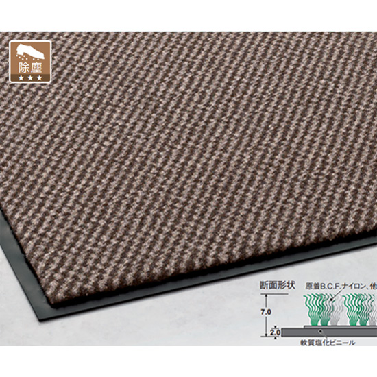 パワーペアロン 1500×1500 ブラウン