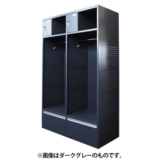 ワークロッカー ワイド2人用 ホワイト
