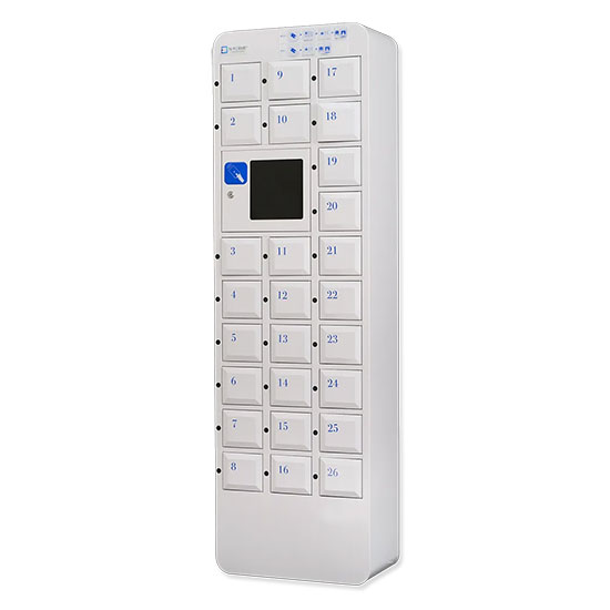 N-FORME スマートロッカー スマートフォンスタイル26人用 IC錠 ホワイト
