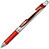 ペンテル BLN73-B ゲルインクボールペン ノック式エナージェル 0.3mm (015-7140)1本 0.3mm 赤 (軸