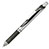 ペンテル BLN75Z-A ゲルインクボールペン ノック式エナージェル (513-8760)1本 0.5mm 黒 (軸色 シルバ